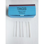 TAGS-25MM --CLEAR  5000PCS--FOR FINE